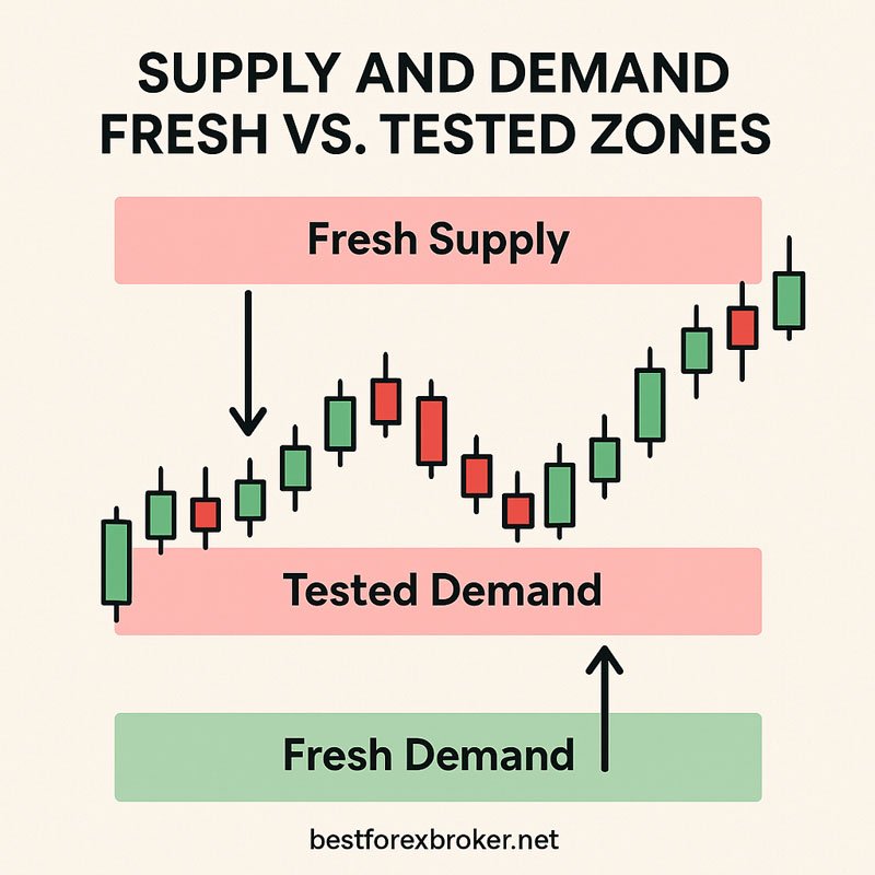 Fresh vs. Tested Zones Supply and Demand Zones