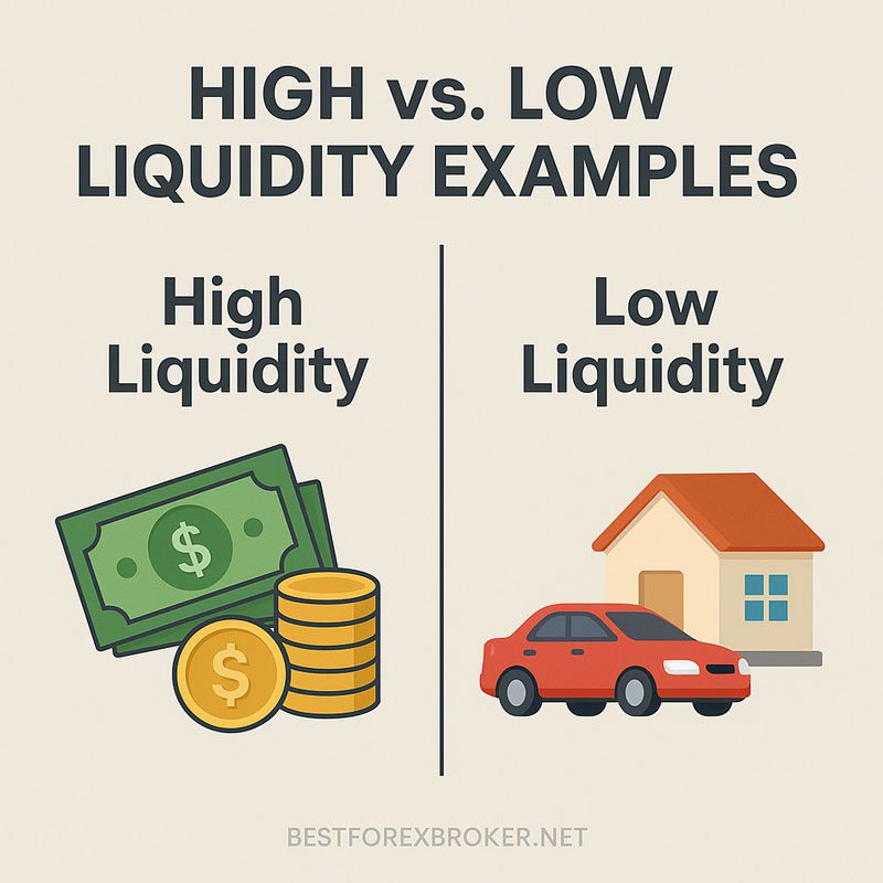 High vs. Low Liquidity Examples
