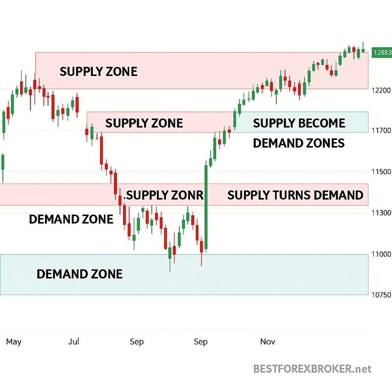 Identifying Supply and Demand Zones in Forex Charts