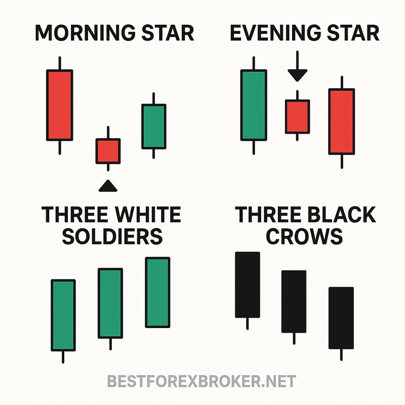 Three-Candlestick Patterns